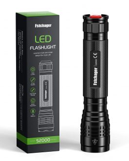 Fstchager High-Powered LED Flashlight S2000, Upgraded Powerful 2000 High Lumens Flashlights with 3 Modes