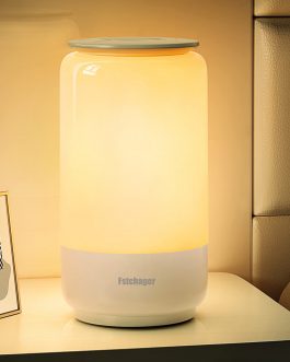 Fstchager Table Lamp, Touch Dimmable Night Light with 3 Color Temperatures 2700K-5700K